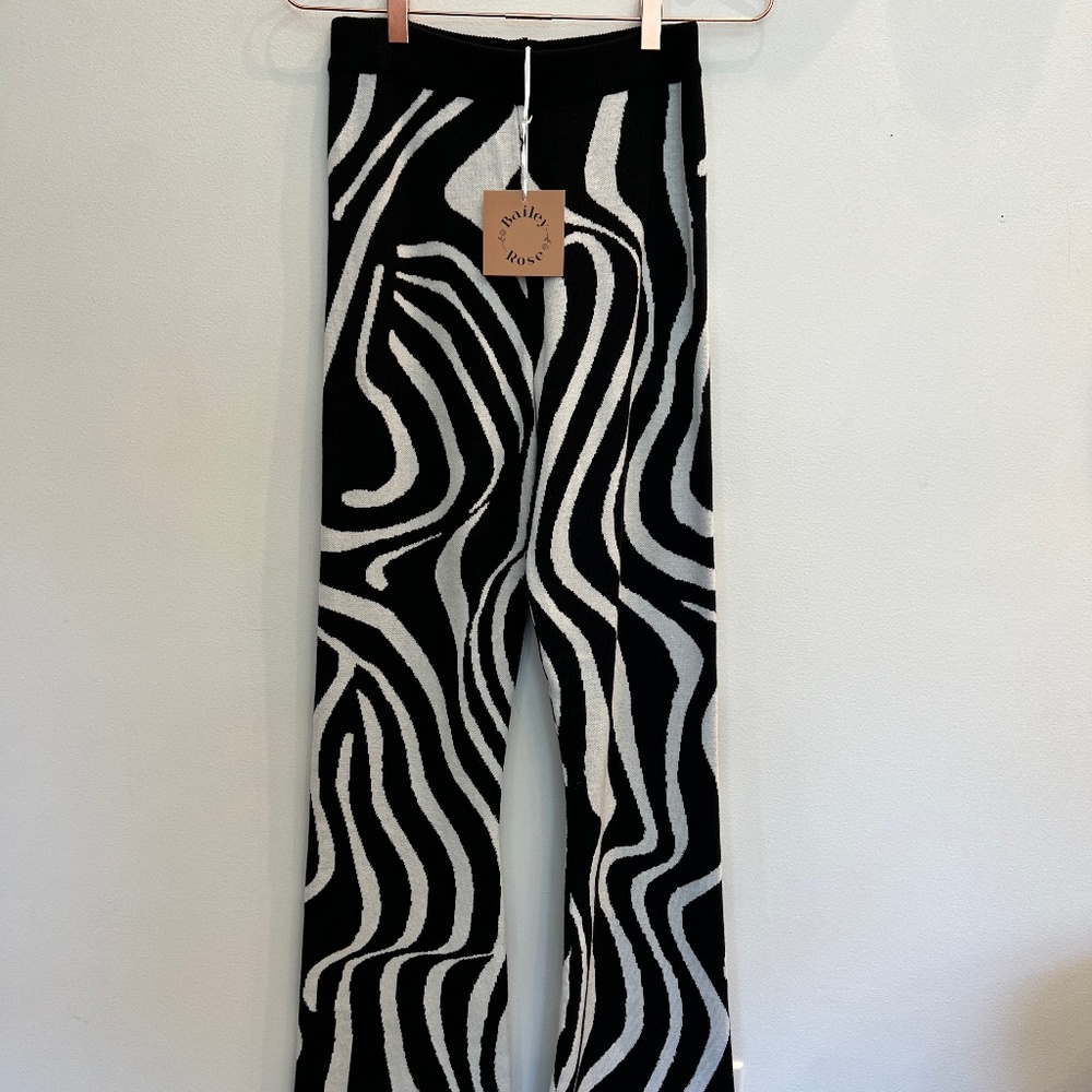 Bailey Rose Zebra Print Pants
